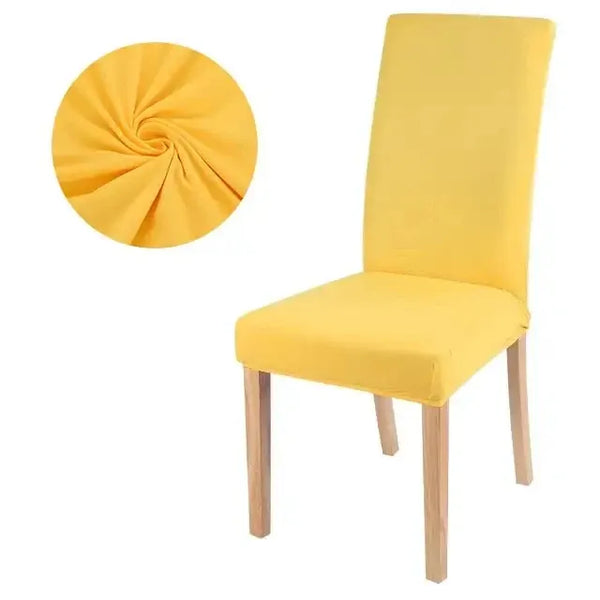 Housse de Chaise Jaune