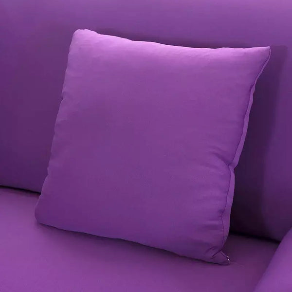 Housse de Coussin Violet Foncé